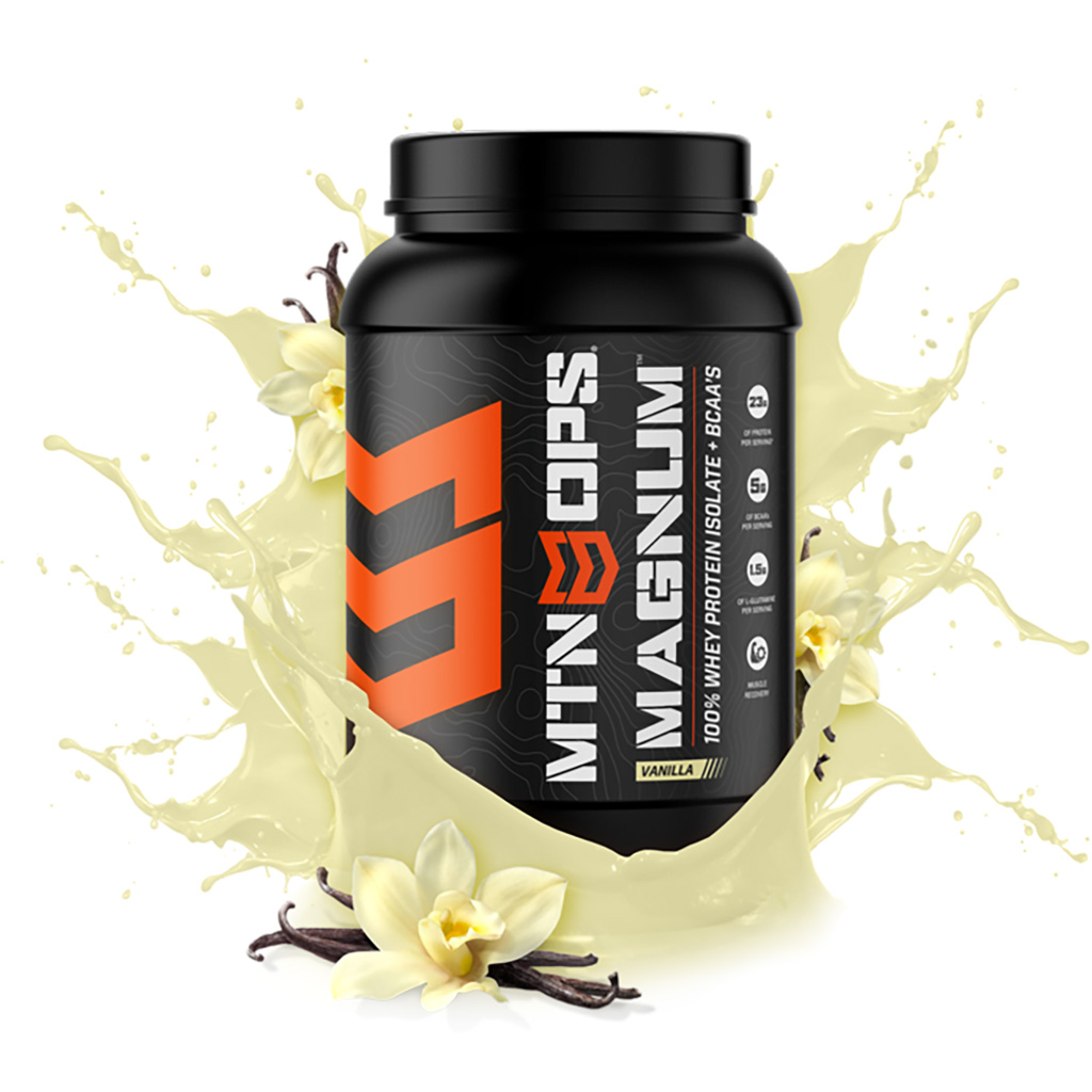 MTN OPS Magnum Protein  <br>  Whey + BCAA Vanilla
