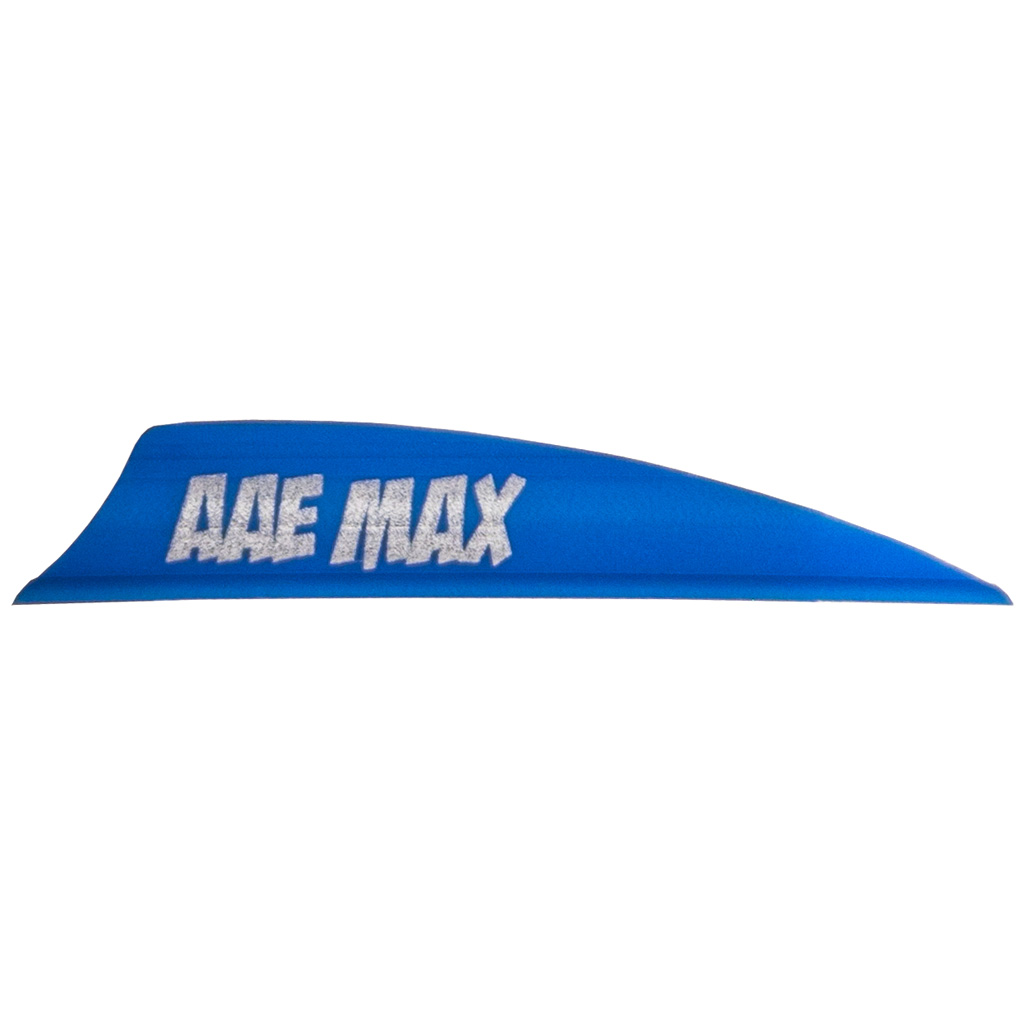 AAE Plastifletch Max Vanes  <br>  Blue 2 in. Shield 100 pk.