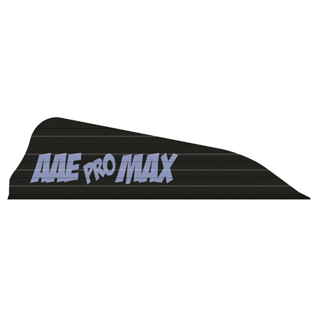 AAE Pro Max Vanes  <br>  Black 1.7 in. 100 pk.