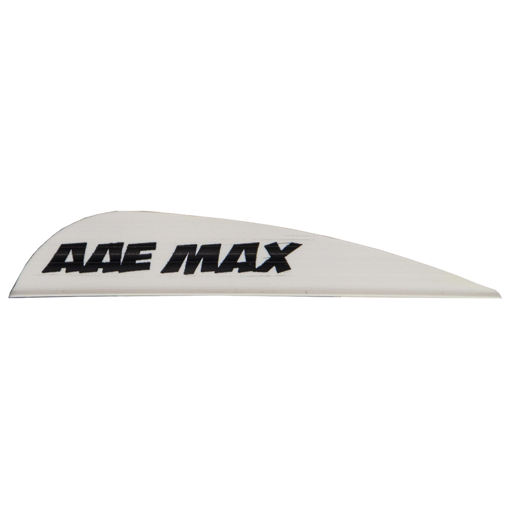 AAE Max Stealth Vanes  <br>  White 2.7 in. 100 pk.