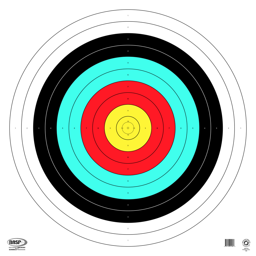 Maple Leaf NASP Target  <br>  80 cm. 25 pk. Tag Weight