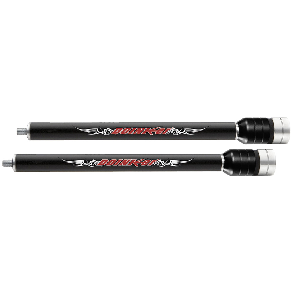 Doinker Alumi-Komp Sidebars  <br>  Black 10 in. 2 pk.