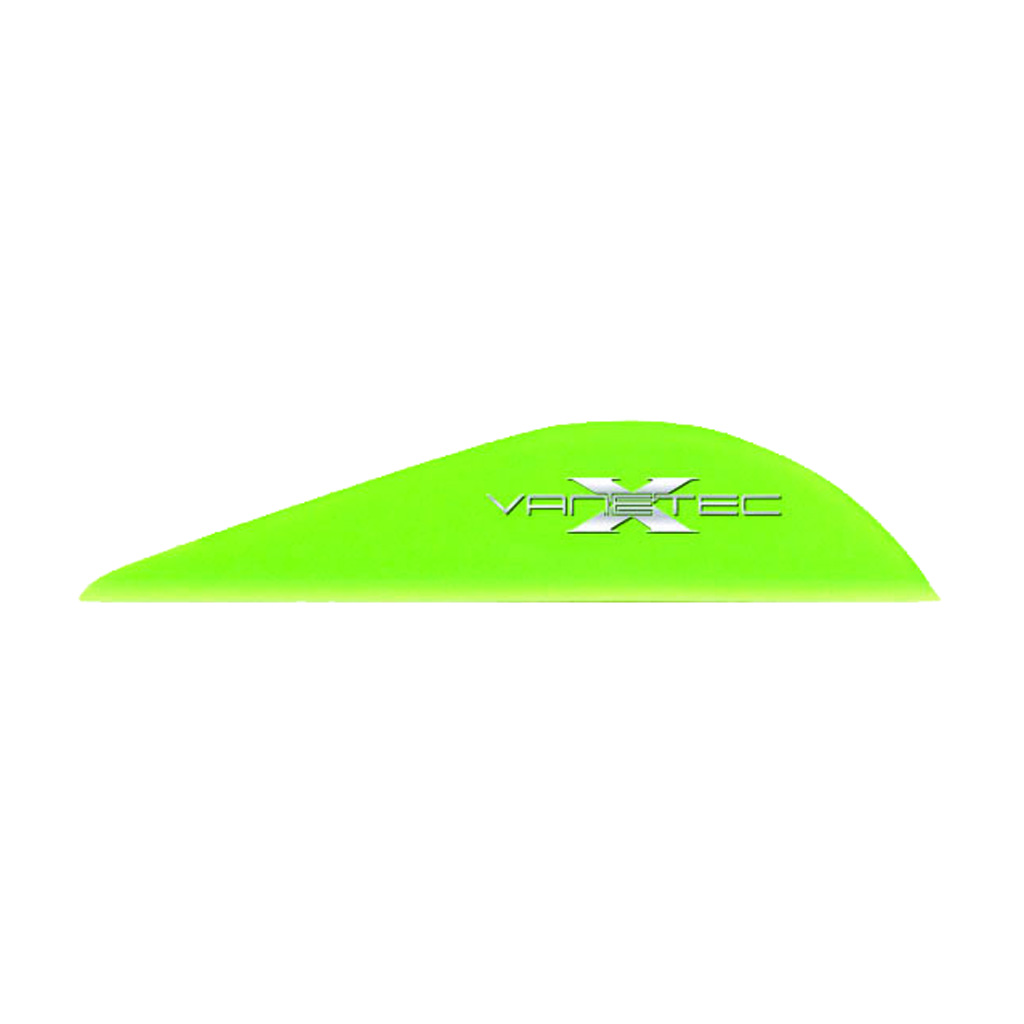 Vanetec Super Spine Vane  <br>  Flo Green 1.8 in. 100 pk.