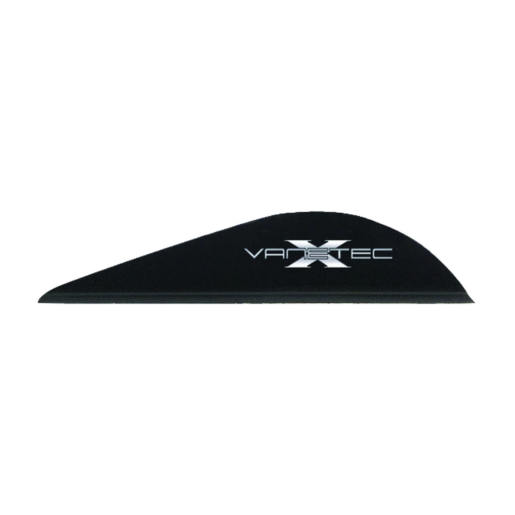Vanetec Super Spine Vane  <br>  Black 1.8 in. 100 pk.