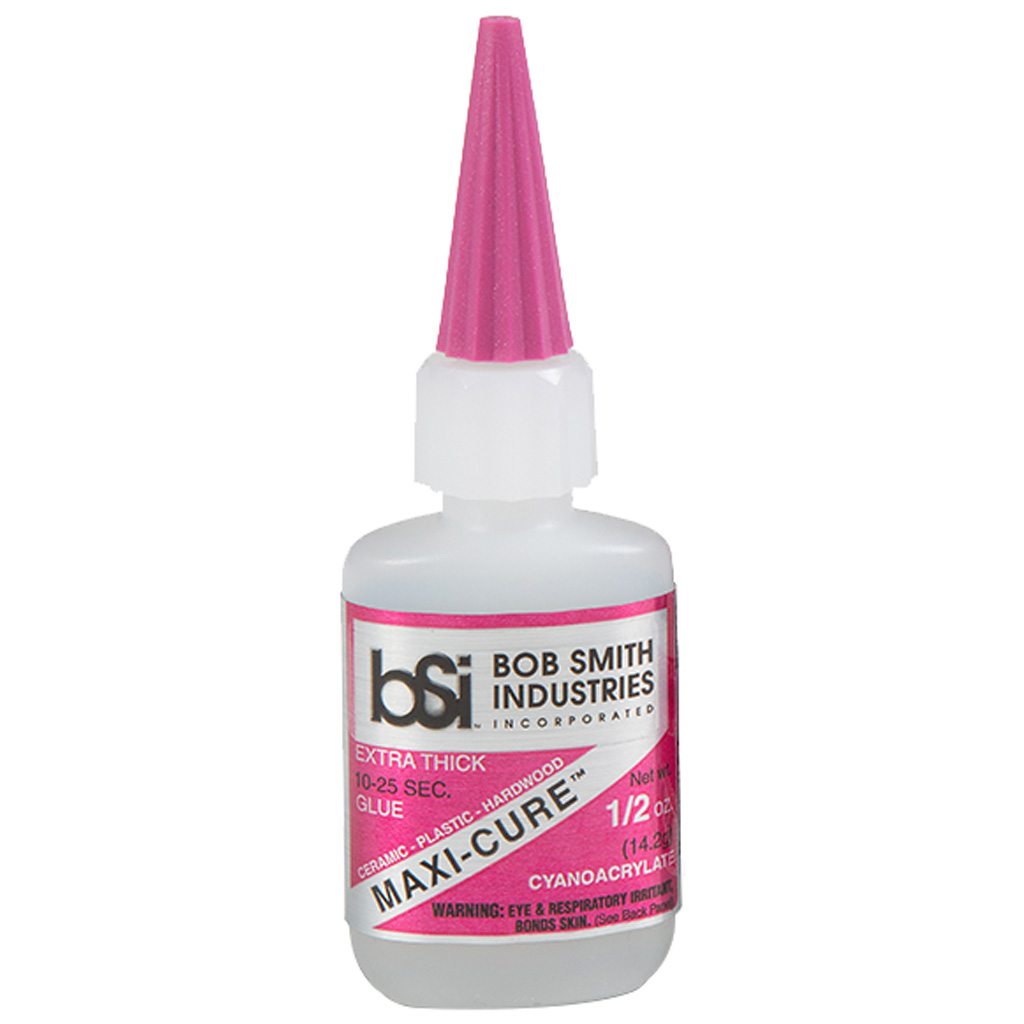 Bob Smith Maxi-Cure Glue  <br>  1/2 oz.