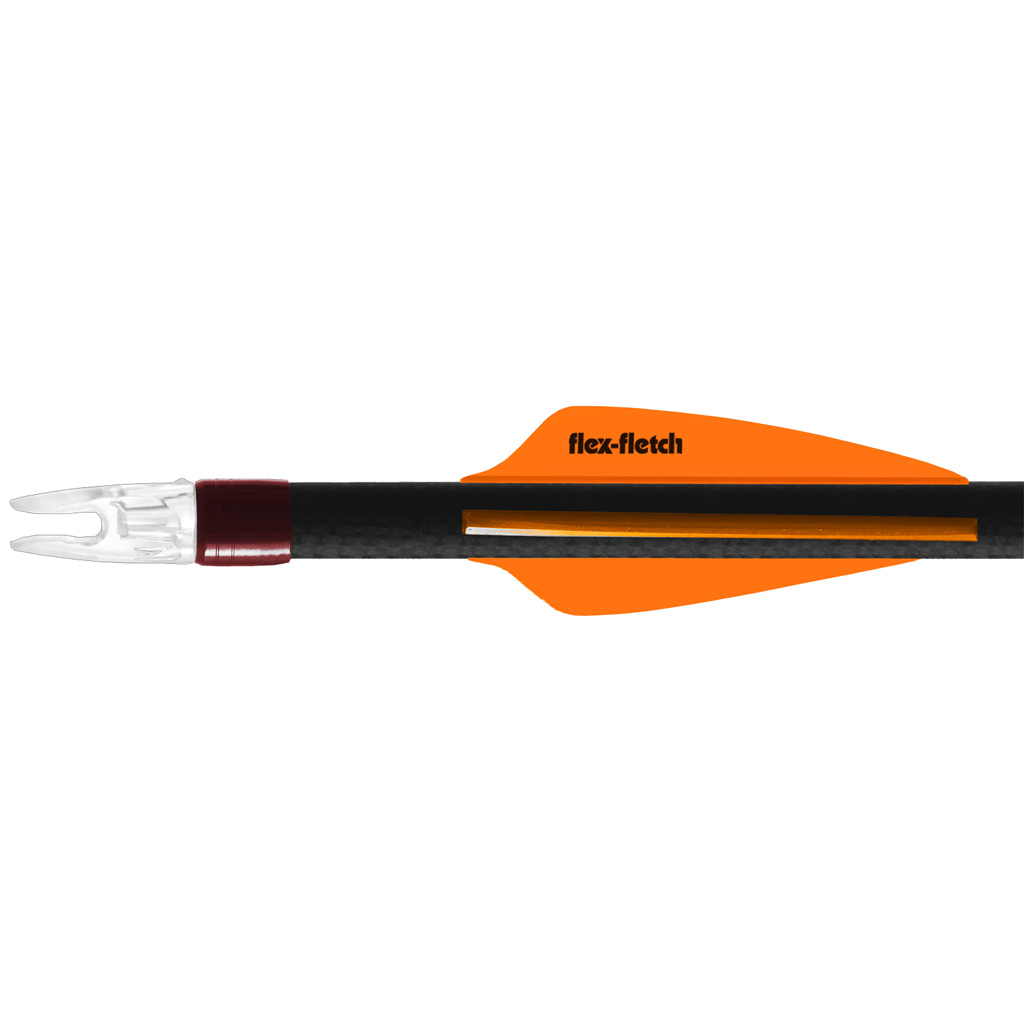 Flex Fletch FFP FLEX Vanes  <br>  Neon Orange 1.87 in. 39 pk.