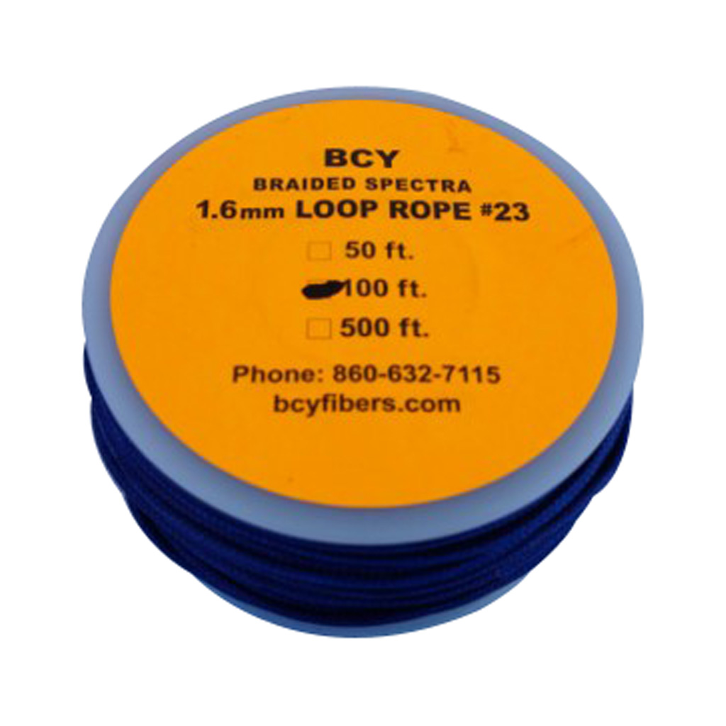 BCY 23 D-Loop Material  <br>  Blue 100 ft.