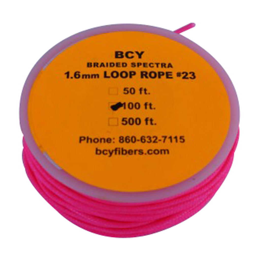 BCY Size 23 Loop Rope  <br>  Pink 100 ft.
