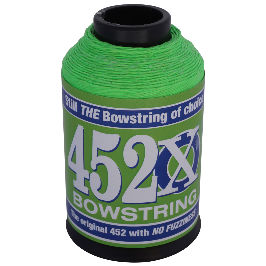 BCY 452X Bowstring Material  <br>  Neon Green 1/4 lb.