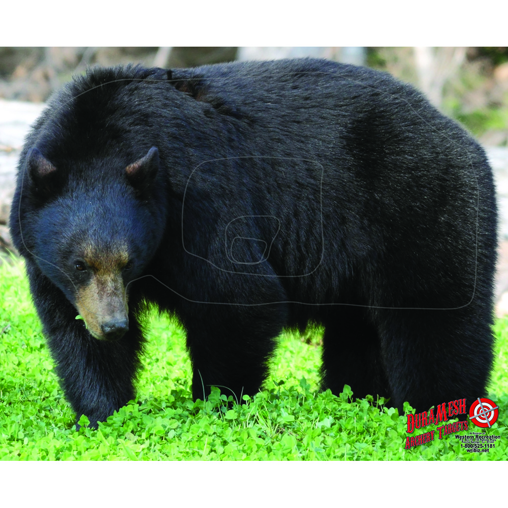 DuraMesh Archery Target  <br>  Black Bear 25 in. x 32 in.