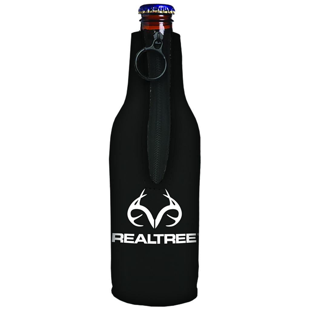 SEI Realtree Logo Bottle Cooler  <br>  Black