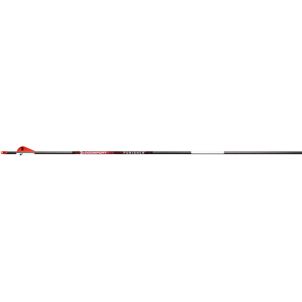 BloodSport Punisher Arrows  <br>  350 2 in. Vanes 6 pk.