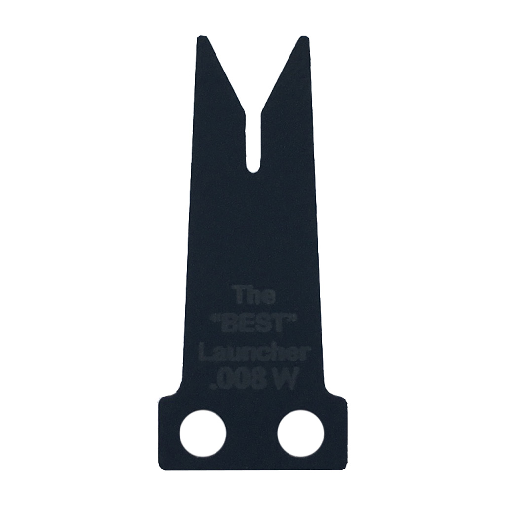 Trophy Taker Spring Steel 2 Hole  <br>  Launcher Blade Wide .012