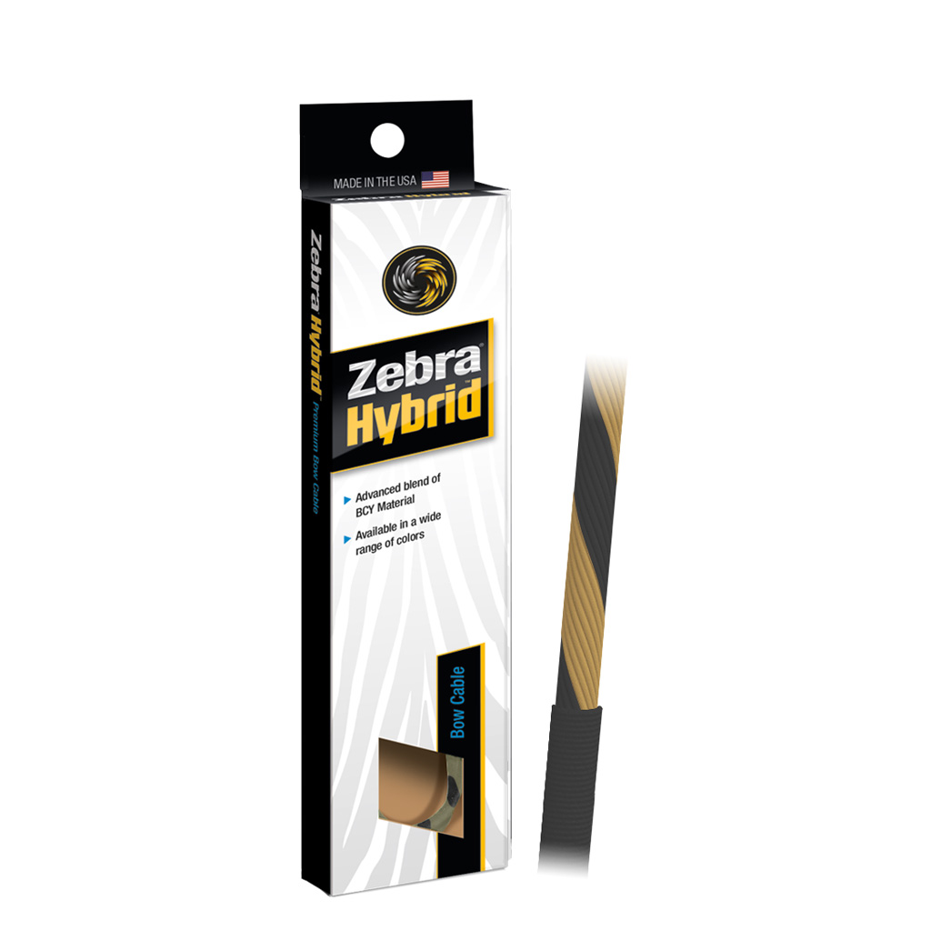 Zebra Hybrid Split Cable  <br>  ZXT Tan/Black 30 1/2 in.