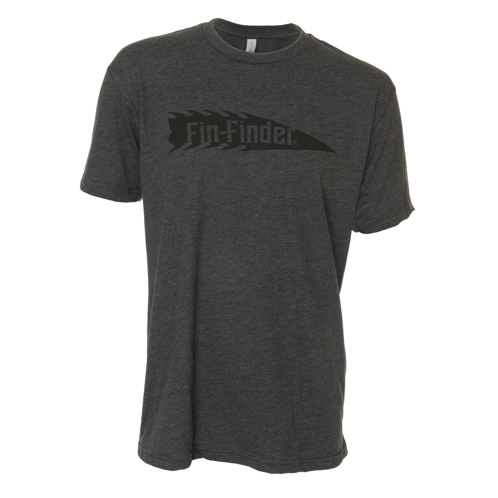 Fin Finder The Barb Tee  <br>  Charcoal Medium