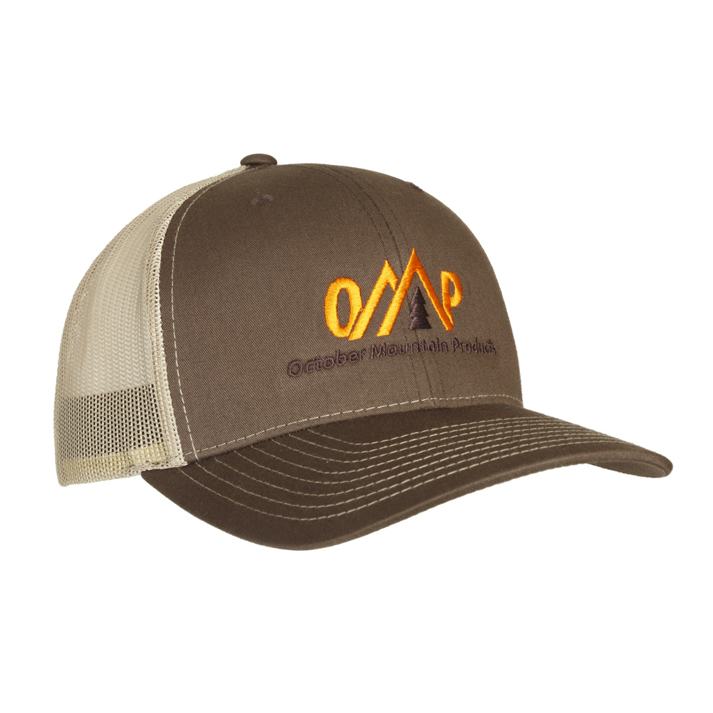 October Mountain Logo Hat  <br>  Brown/Tan