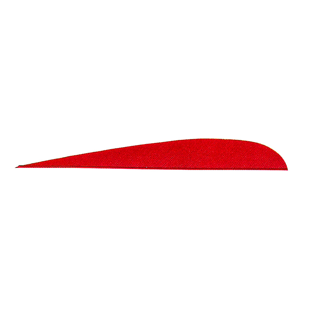 Gateway Parabolic Feathers  <br>  Red 5 in. LW 100 pk.