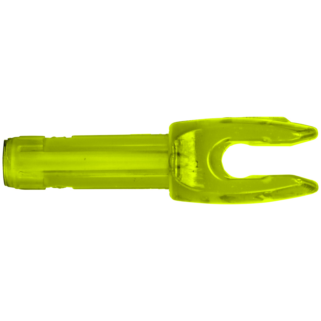 Easton 4mm MicroLite Nocks  <br>  Lemon Lime 12 pk.