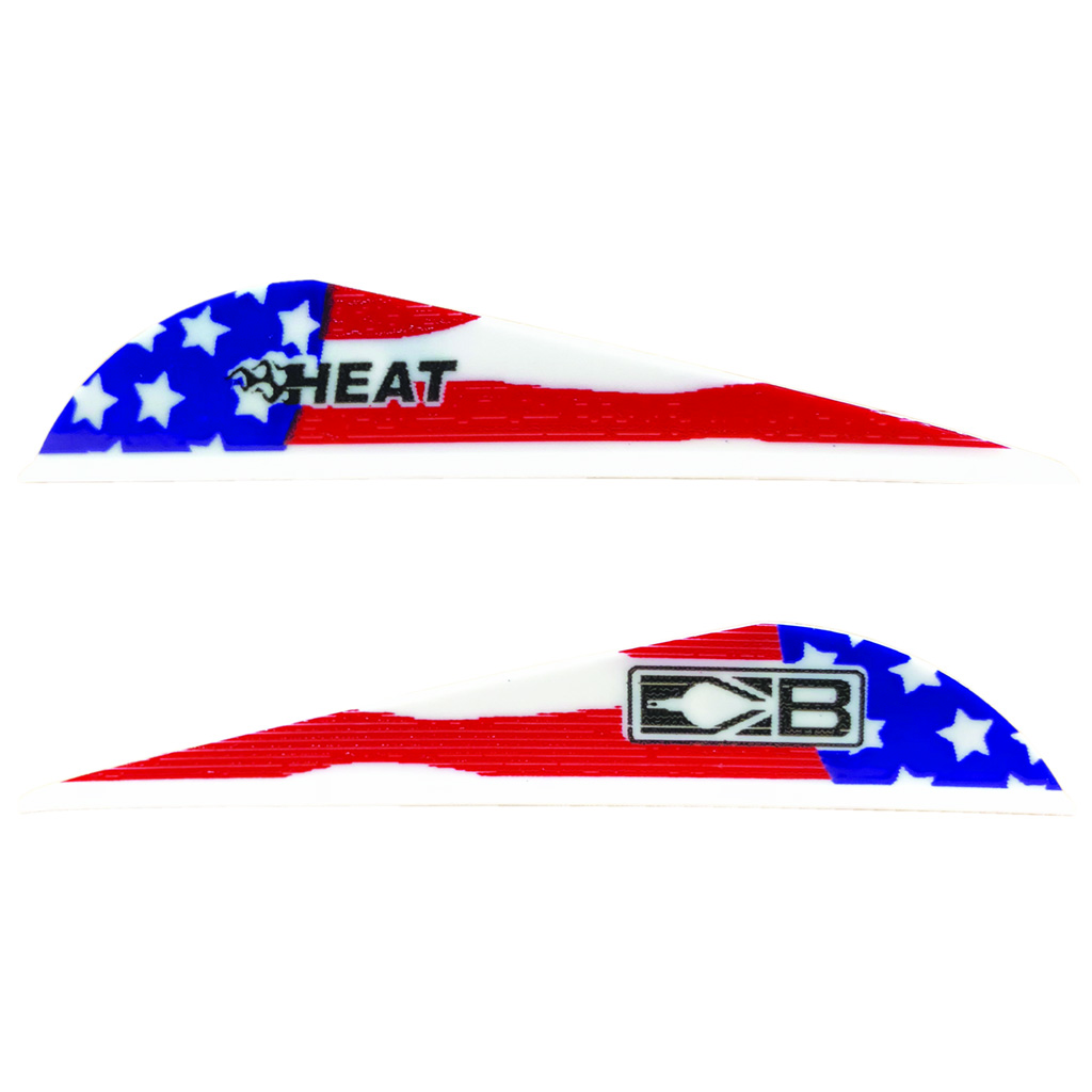 Bohning Heat Vanes  <br>  American Flag 36 pk.