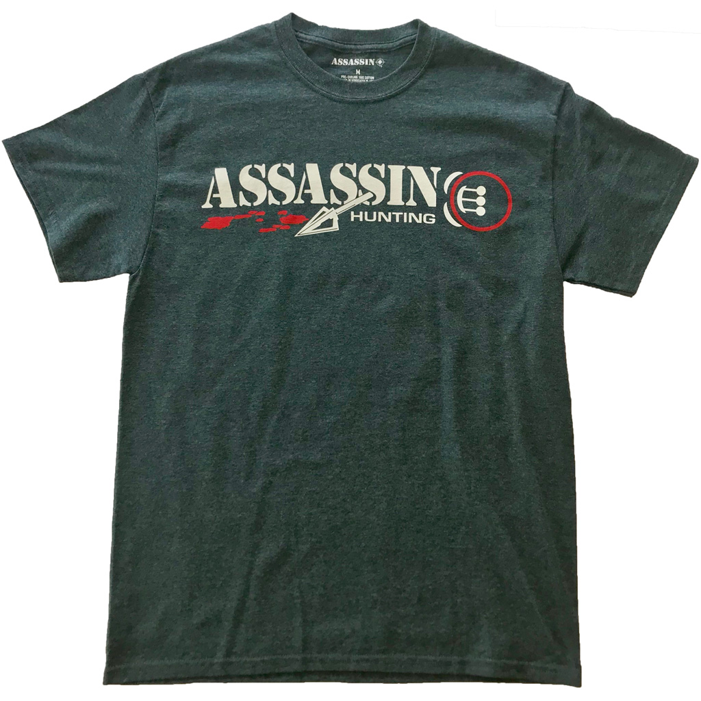 Assassin T-Shirt Bloodtrail  <br>  Charcoal X-Large