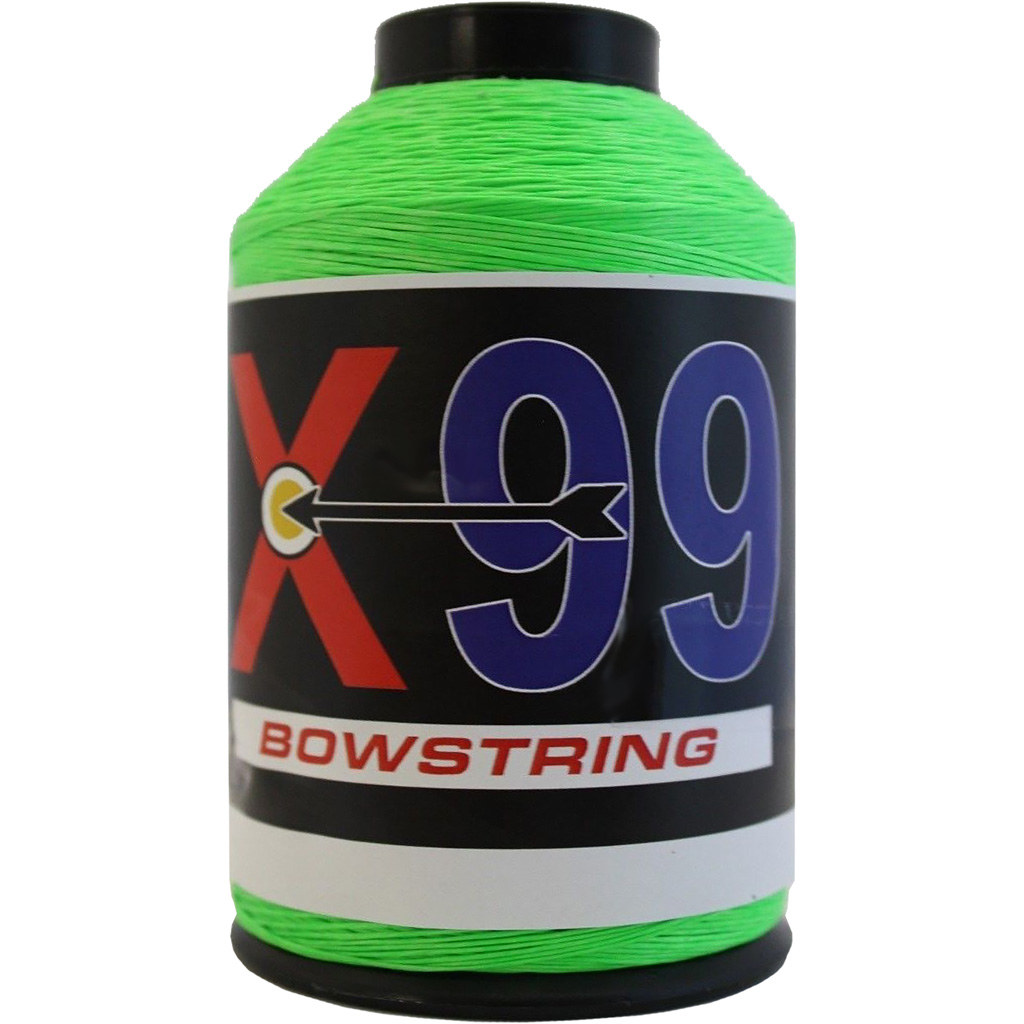 BCY X99 Bowstring Material  <br>  Neon Green 1/4 lb.