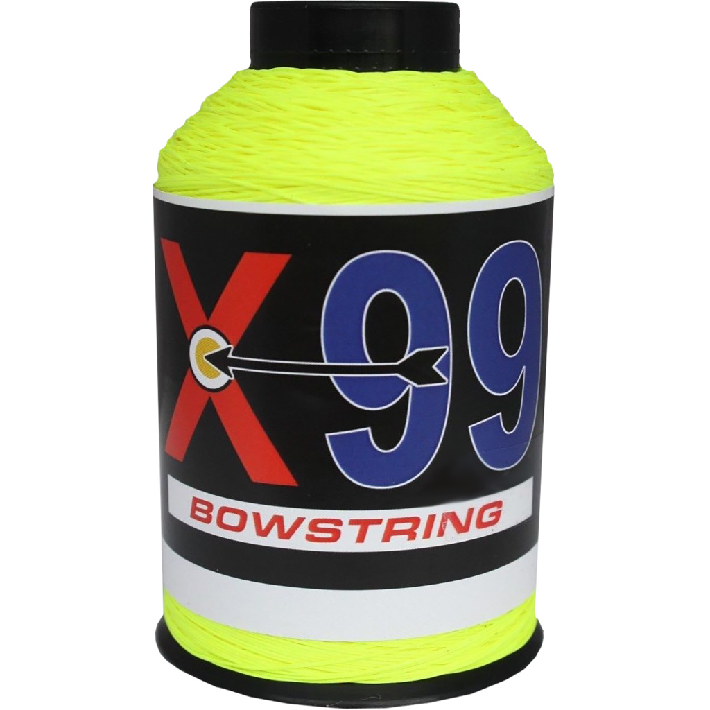 BCY X99 Bowstring Material  <br>  Flo Yellow 1/4 lb.