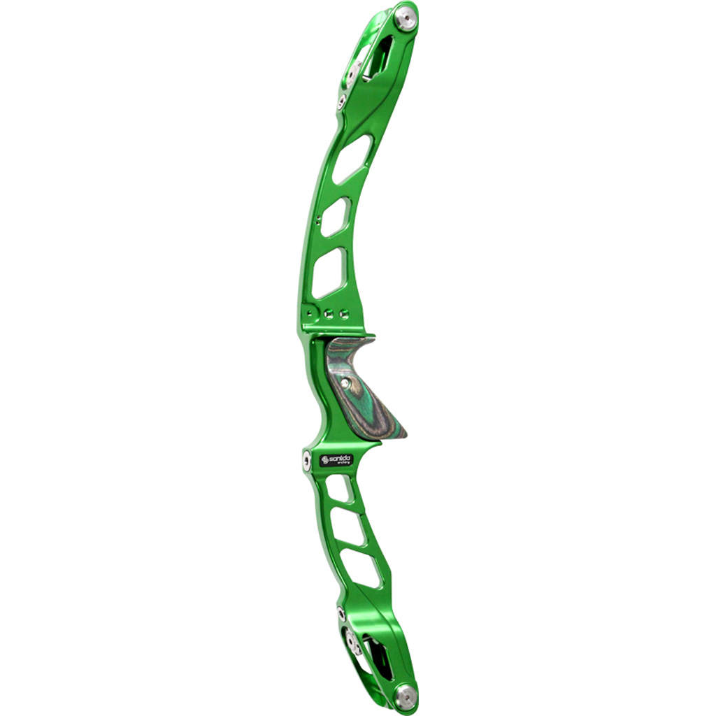Sanlida Miracle X10 Recurve Riser  <br>  Green 25 in. LH