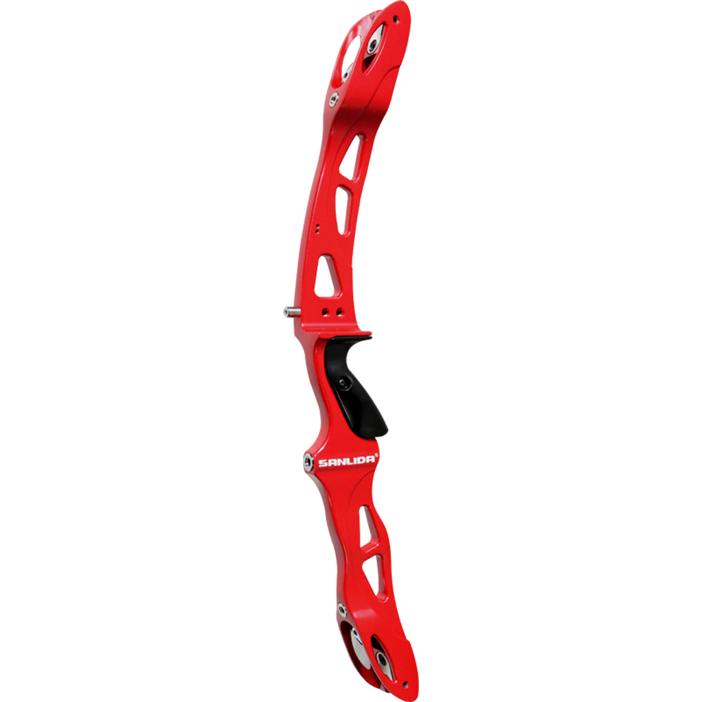 Sanlida Miracle X9 Recurve Riser Red 25 in. RH : Korbin's Archery