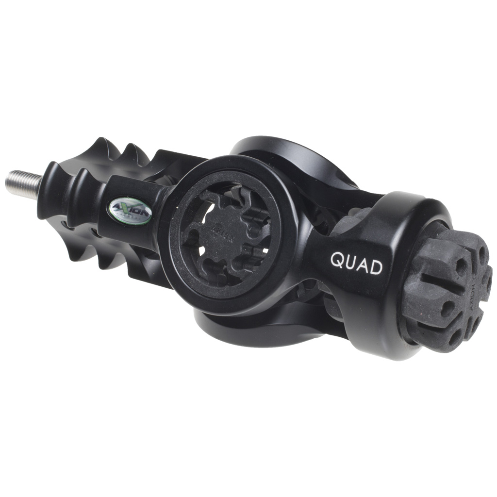 Axion Quad Hybrid Stabilizer  <br>  Black 5 in. with Damper