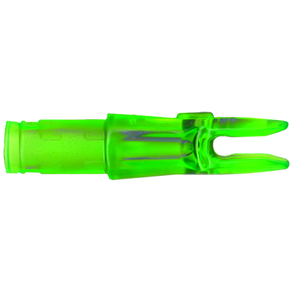 Easton 6.5mm 3D Super Nocks  <br>  Neon Green 12 pk.