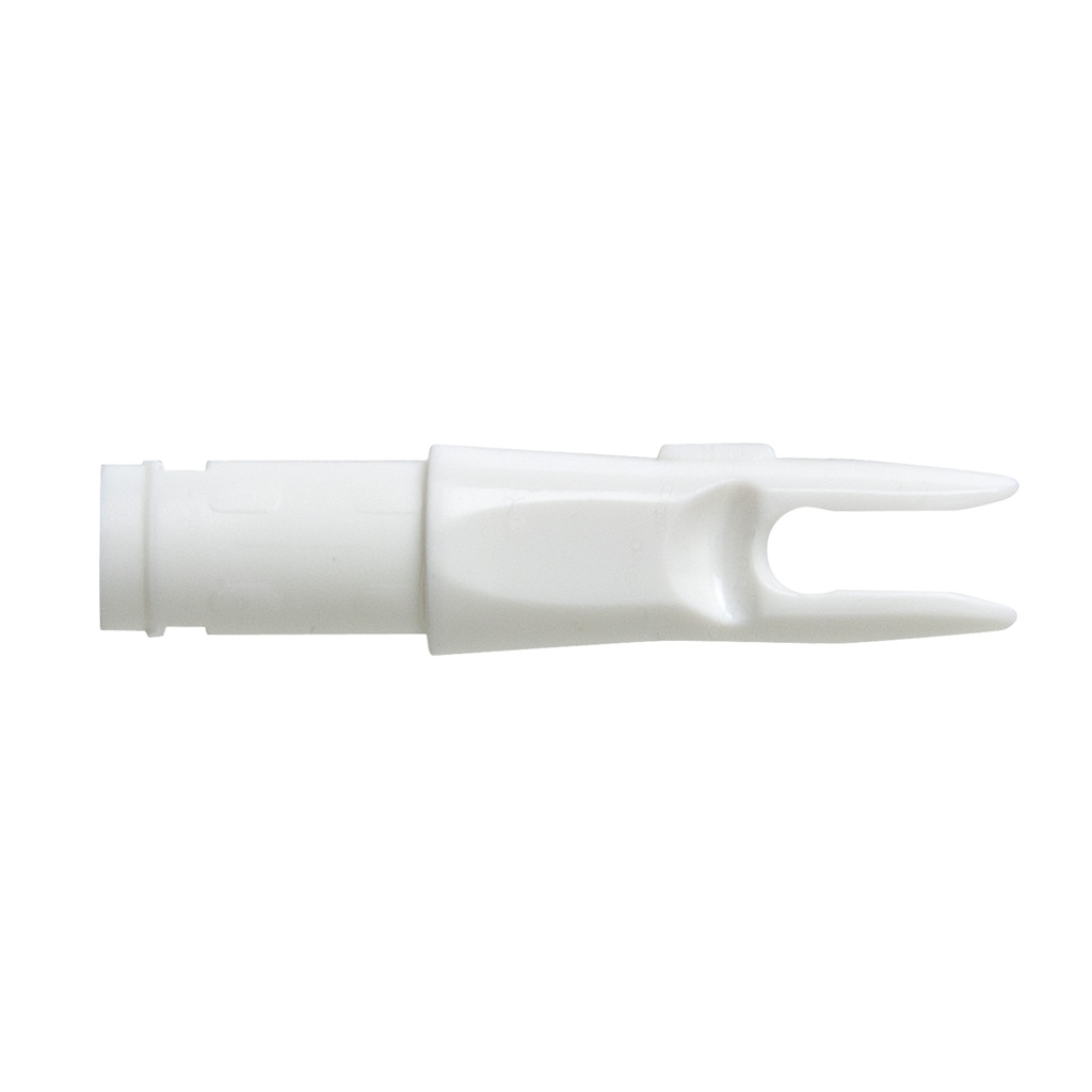 Easton 6.5mm 3D Super Nocks  <br>  White 12 pk.