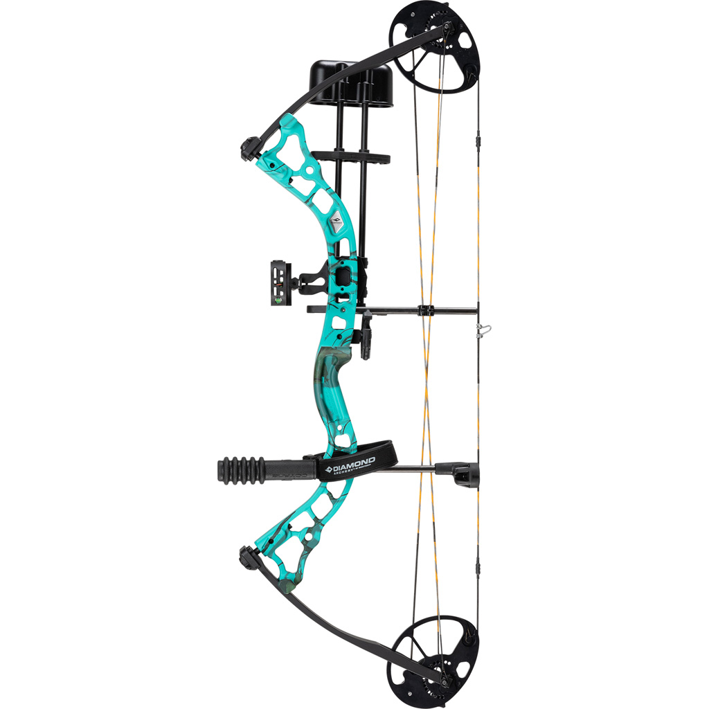 Diamond Infinite 305 Bow Package  <br>  Teal Country Roots 70 lb. LH