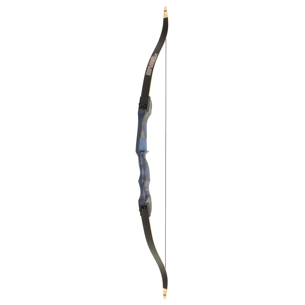 October Mountain Explorer CE Recurve Bow  <br>  Blue 54 in. 20 lbs. RH