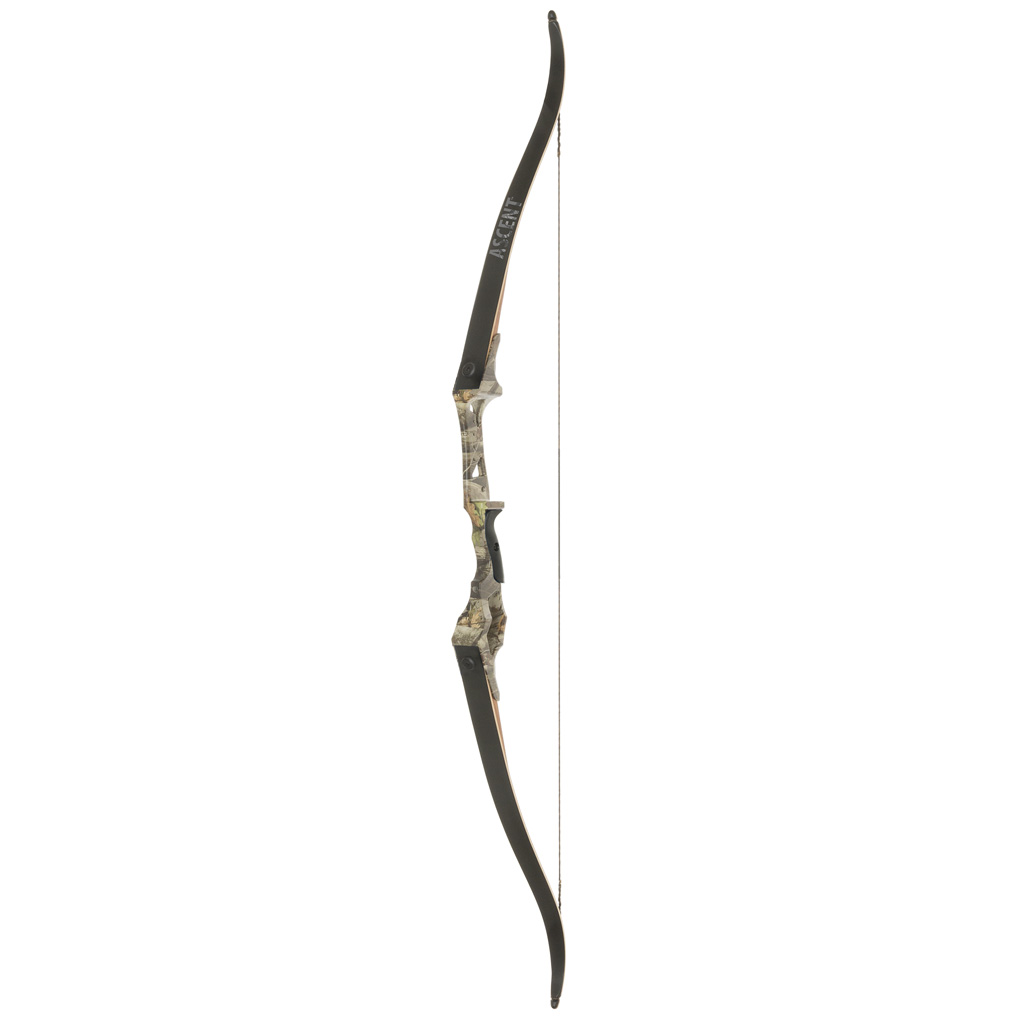 October Mountain Ascent  <br>  Recurve Camo 58 in. 50 lbs. RH