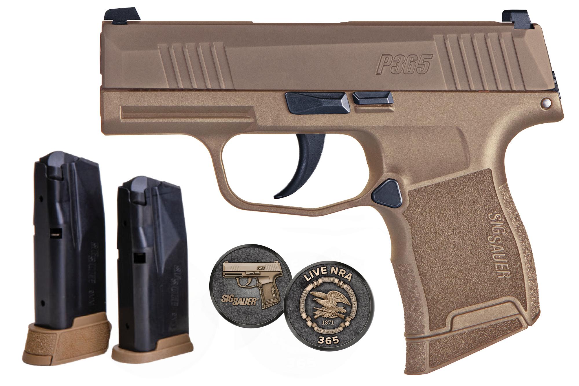 P365 9MM 10+1 COYOTE NRA NS | 365-9-COYXR3-NRA19 / 3 MAGS