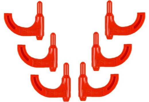 FSDC CHAMBER FLAG PISTOL ORG 6PK