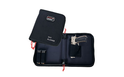 GPS DAY PLANNER PISTOL CASE LARGE 1-HANDGUN BLACK