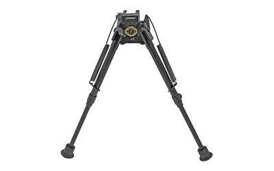 Harris Bipods S-L2P SL 2P Self-Leveling Legs, Made of Steel/Aluminum with Black Anodized Finish, 9-13