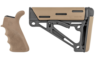 HOGUE AR-15 GRIP & OVERMOLDED COLLAPSIBLE STK MIL-SPEC FDE