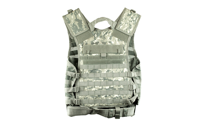 NcStar VISM BLACK Tactical MOLLE Operator Plate Carrier Body Armor Chest Rig SM