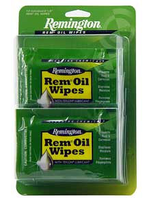 Remington Accessories 18411 Rem Oil  Cleans/Lubricates/Protects Single Pack Wipes 12 Per Pack