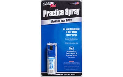 SABRE PRACTICE SPRAY .54OZ PRACTICE CANISTER