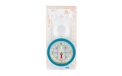 UST DELUXE MAP COMPASS BLUE