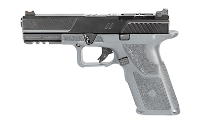 ZEV OZ9C-CPT-COM-G OZ9 Compact 9mm Luger 19+1 (2) Combat Gray Frame Black Steel Slide with Optics Cut Aggressive Textured Combat Gray Polymer Grips