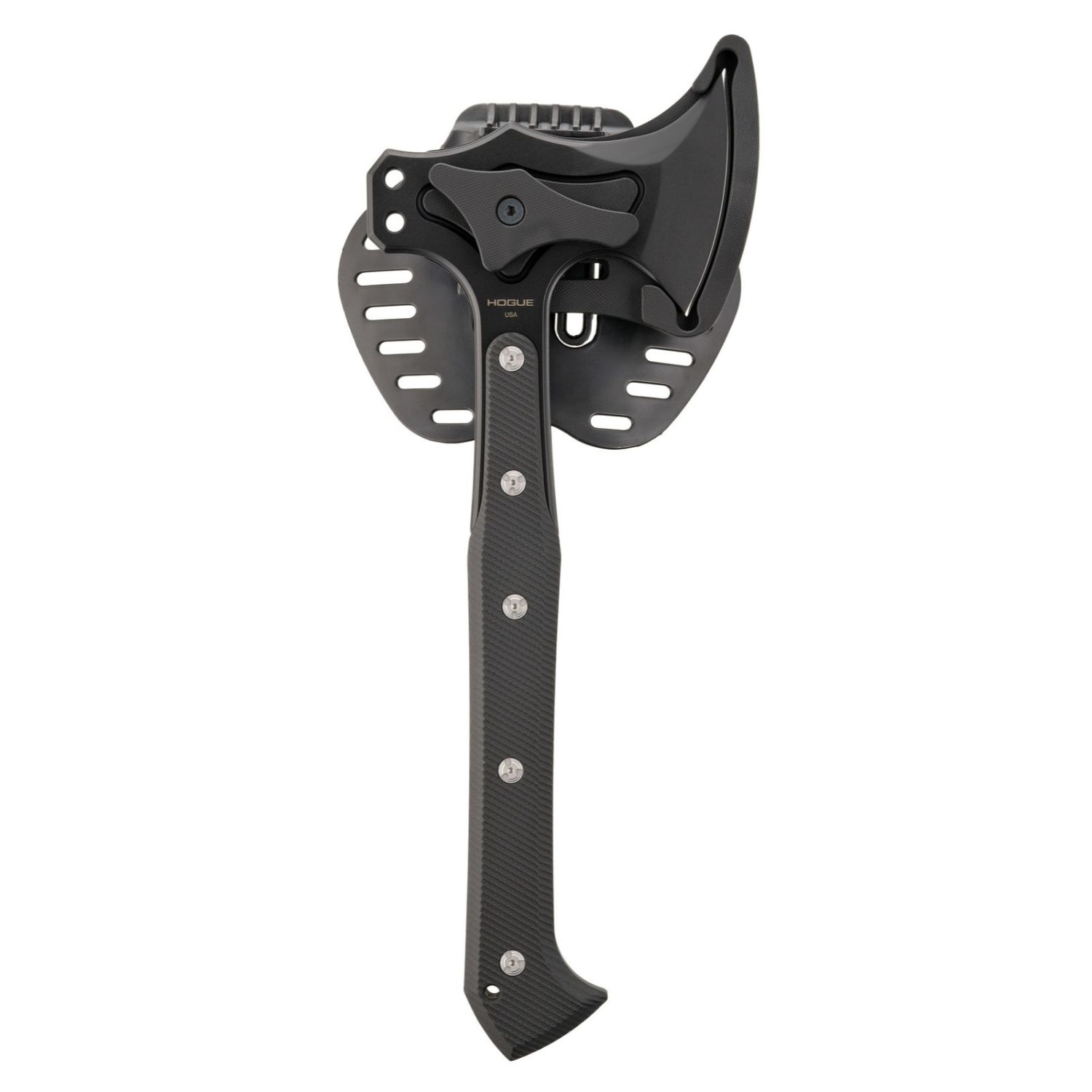 EXT01 Tomahawk Blk Fin Sth G10 SldBlk