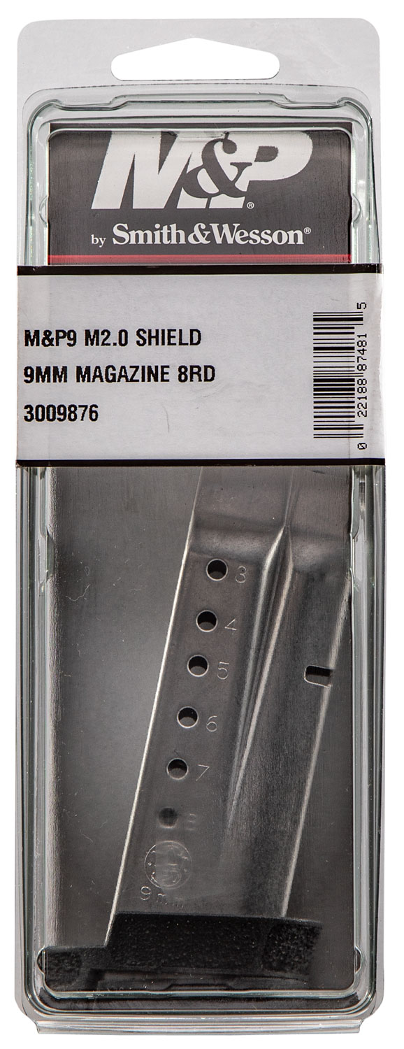 Smith & Wesson 3009876 OEM  Blued Detachable 8rd for 9mm Luger S&W M&P Shield M2.0