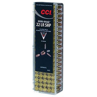 CCI 36CC Mini-Mag  22 LR 40 gr Segmented Hollow Point 100 Bx/ 50 Cs