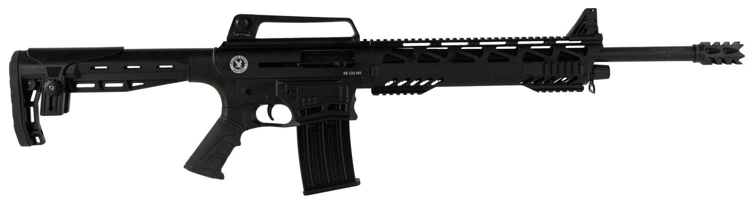 Silver Eagle Arms SE122TAC SE122 Tactical Black 12 Gauge 18.50