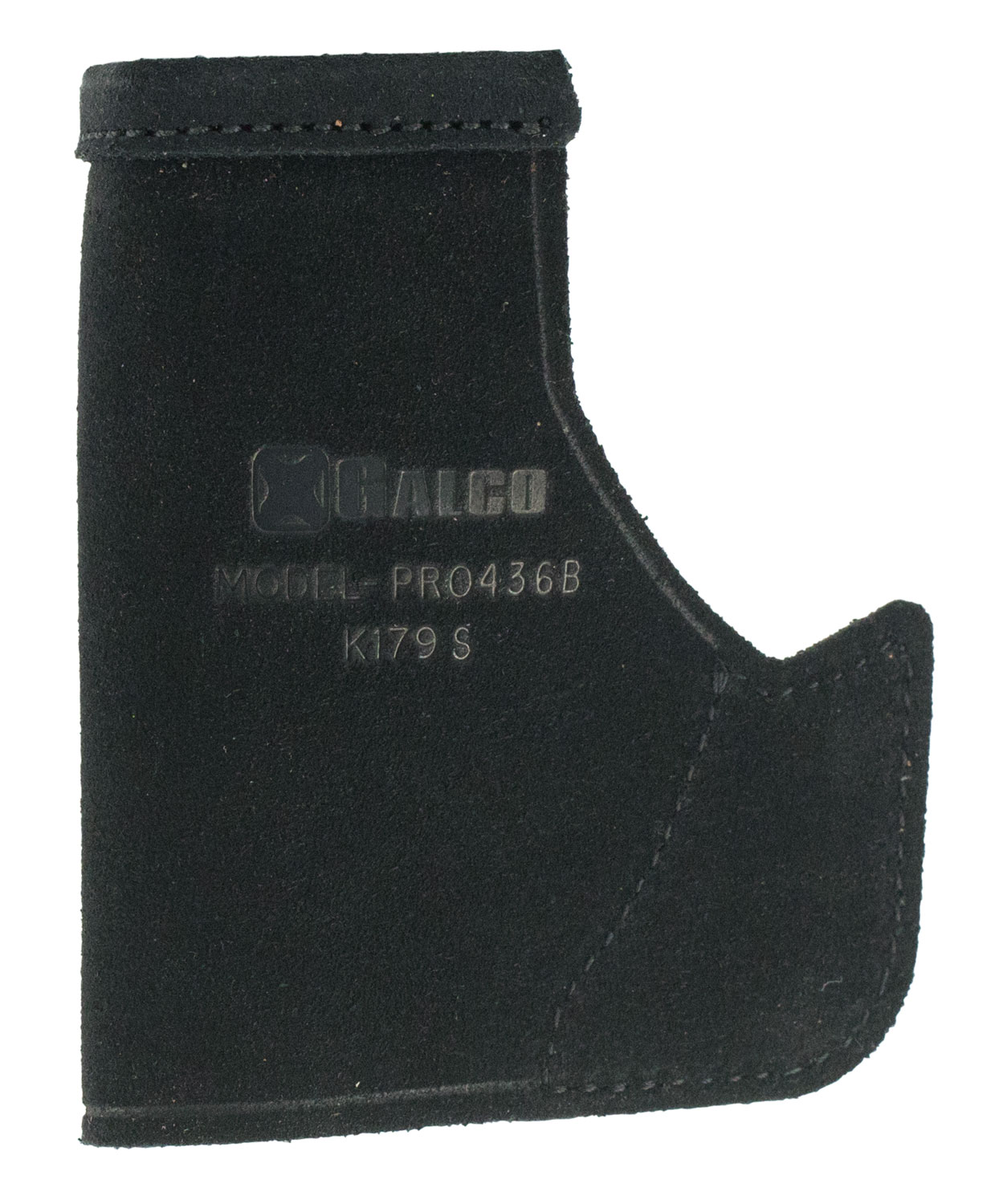 Galco PRO436B Pocket Protector  Black Leather Ruger LCP Right Hand