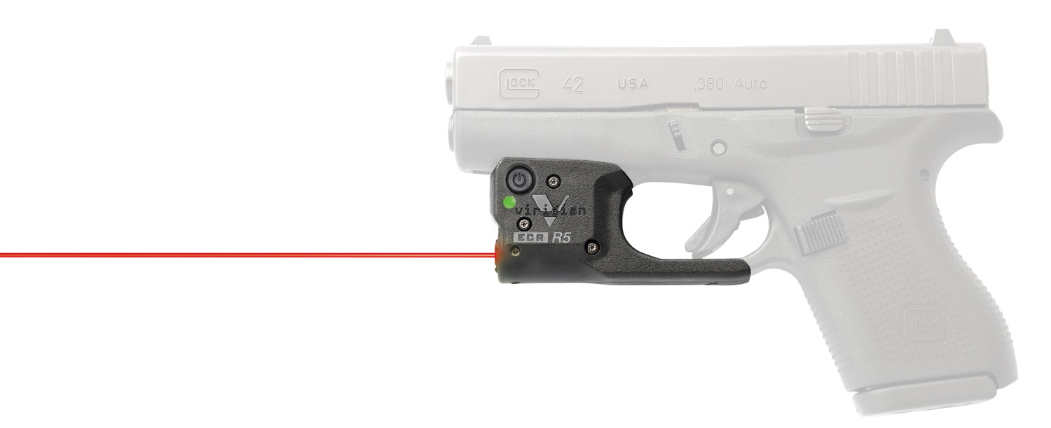 VIRIDIAN LASER REACTOR 5 RED GEN2 ECR HOLSTER FOR GLOCK 42<